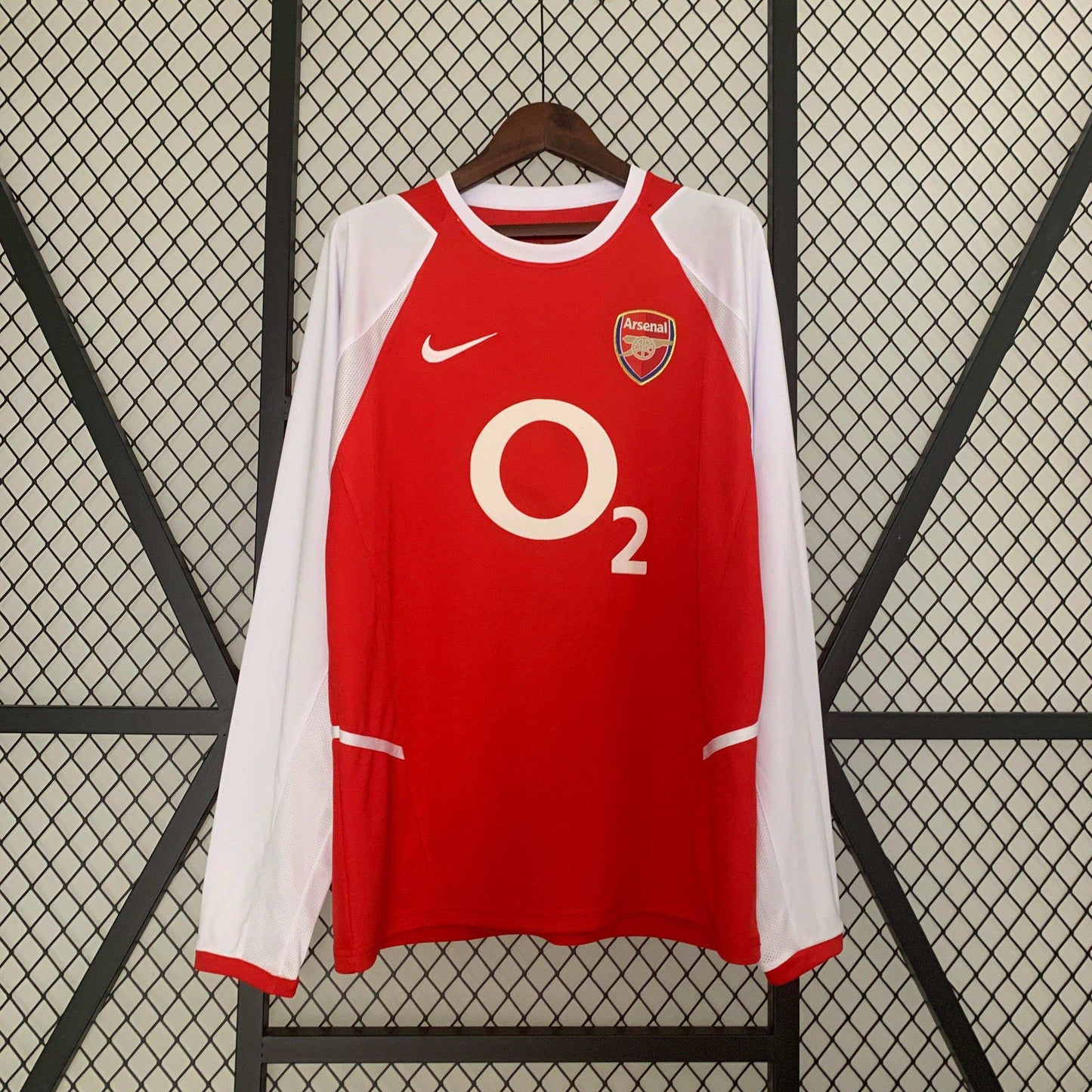 Camiseta retro Arsenal 02/04 LOCAL Manga Larga - KingoalESP