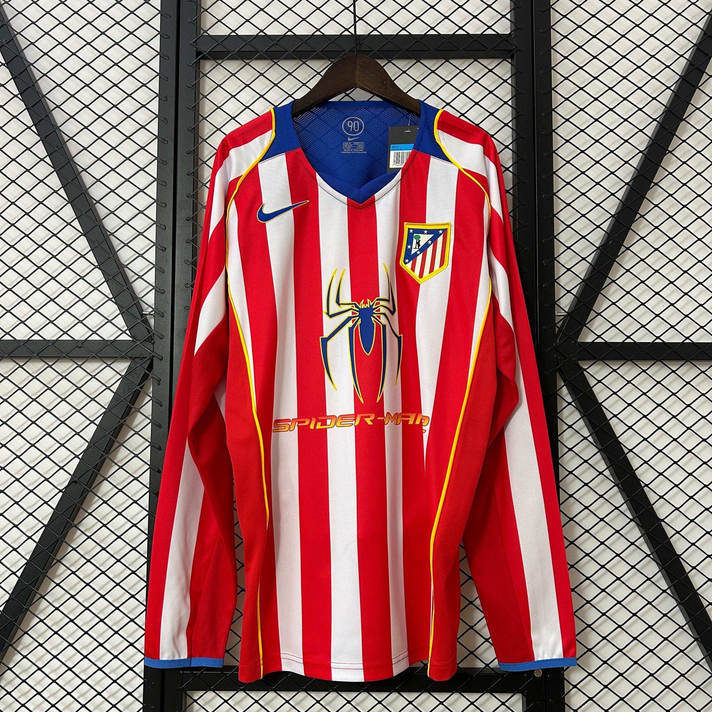 Camiseta retro Atlético de Madrid 04/05 Manga Larga - KingoalESP