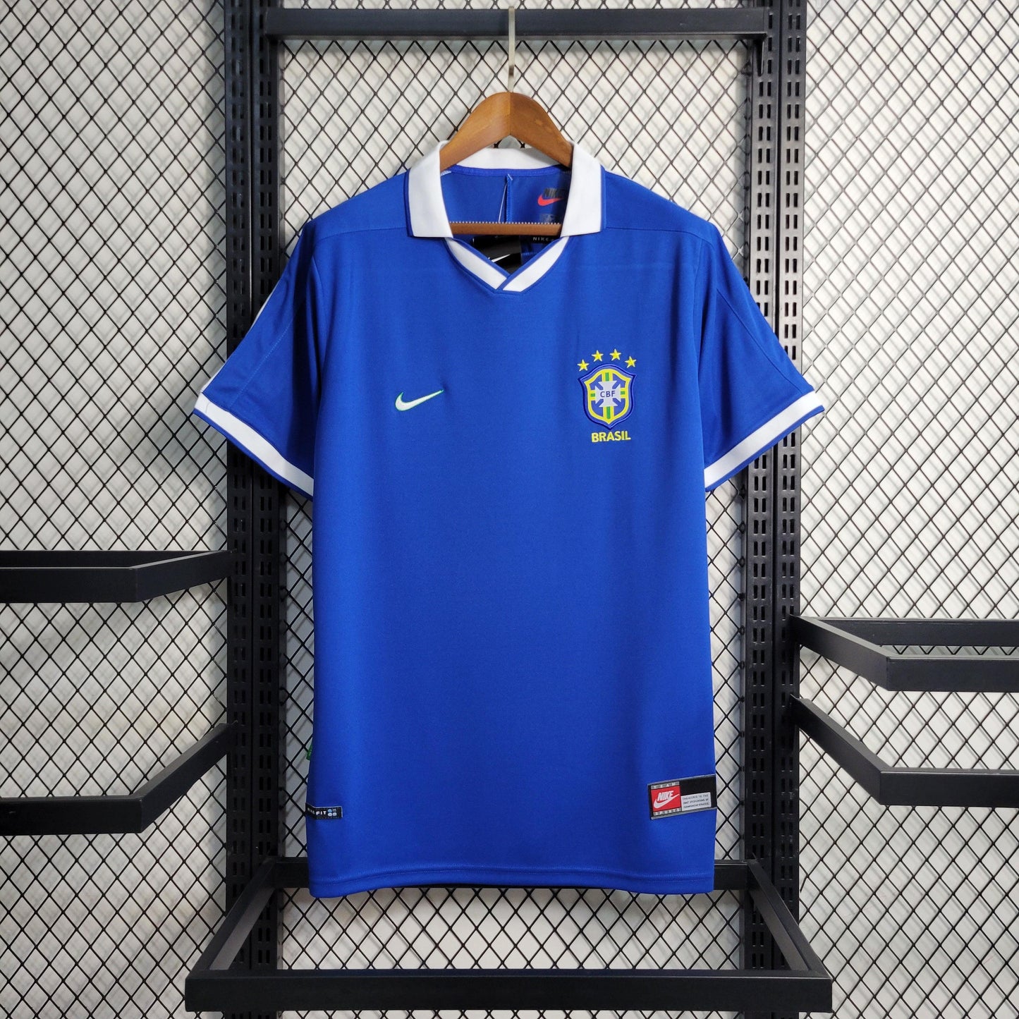 Camiseta retro Brasil 1997 VISITANTE - KingoalESP