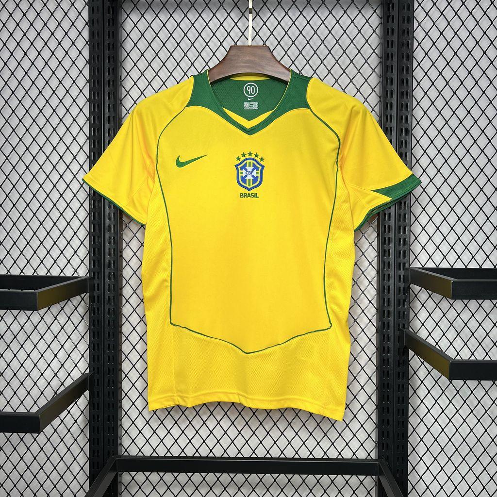 Camiseta retro Brasil 2004 LOCAL - KingoalESP