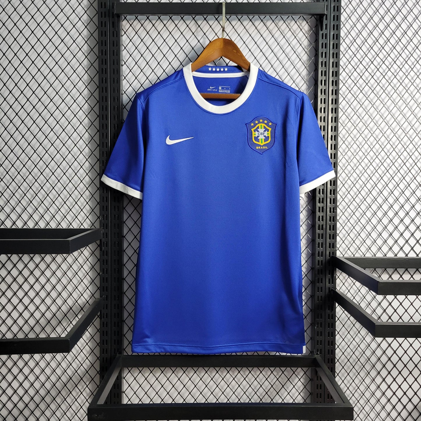 Camiseta retro Brasil 2006 VISITANTE - KingoalESP