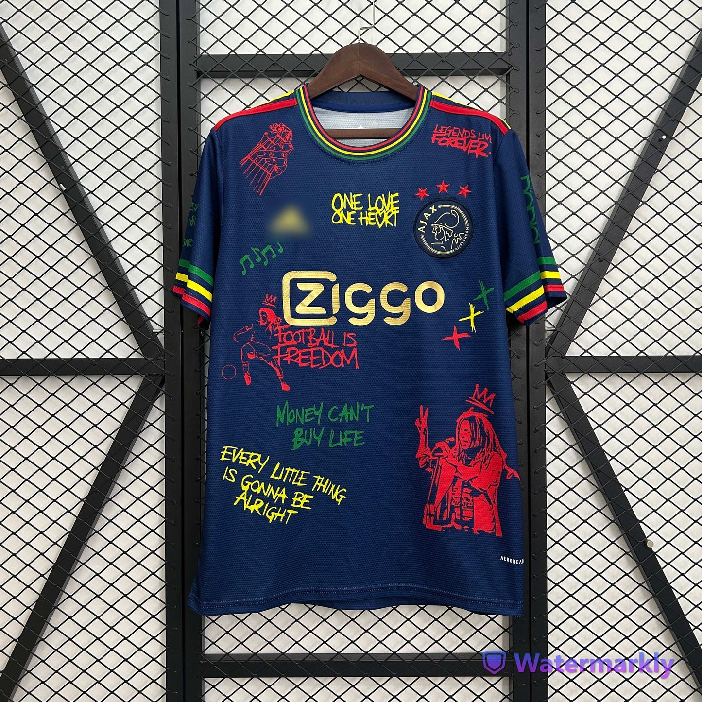 Camiseta Ajax x Bob Marley 25/26 EDICION ESPECIAL
