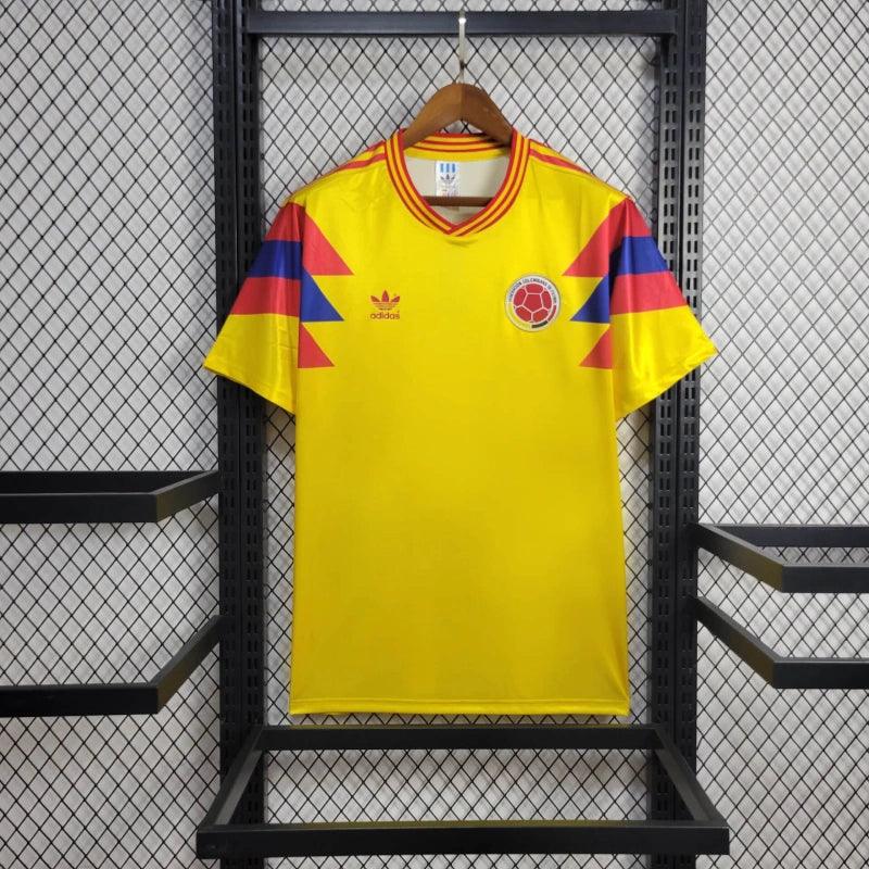 Camiseta retro Colombia 1990 LOCAL - KingoalESP