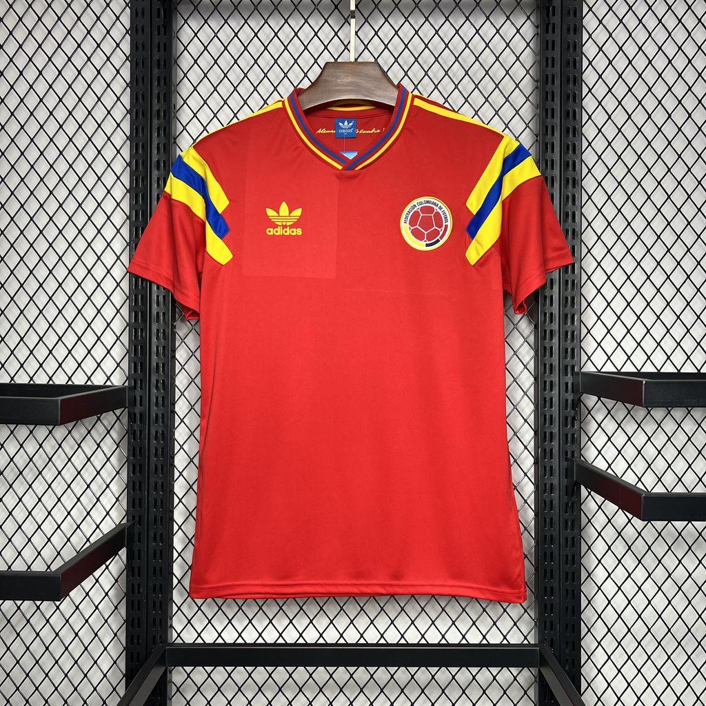 Camiseta retro Colombia 1990 VISITANTE - KingoalESP