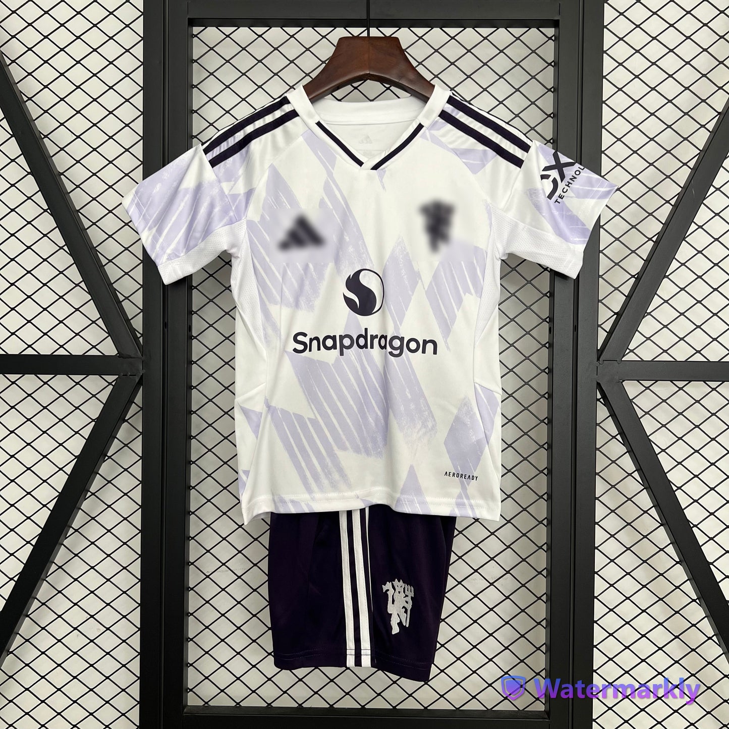 Conjunto niño/a Manchester United 25/26 VISITANTE