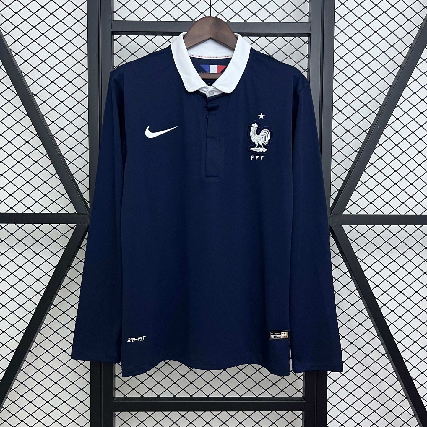 Camiseta retro Francia 2014 LOCAL MANGA LARGA