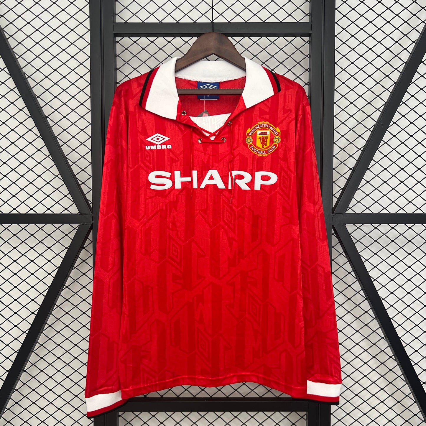Camiseta retro Manchester United 92/94 LOCAL Manga Larga