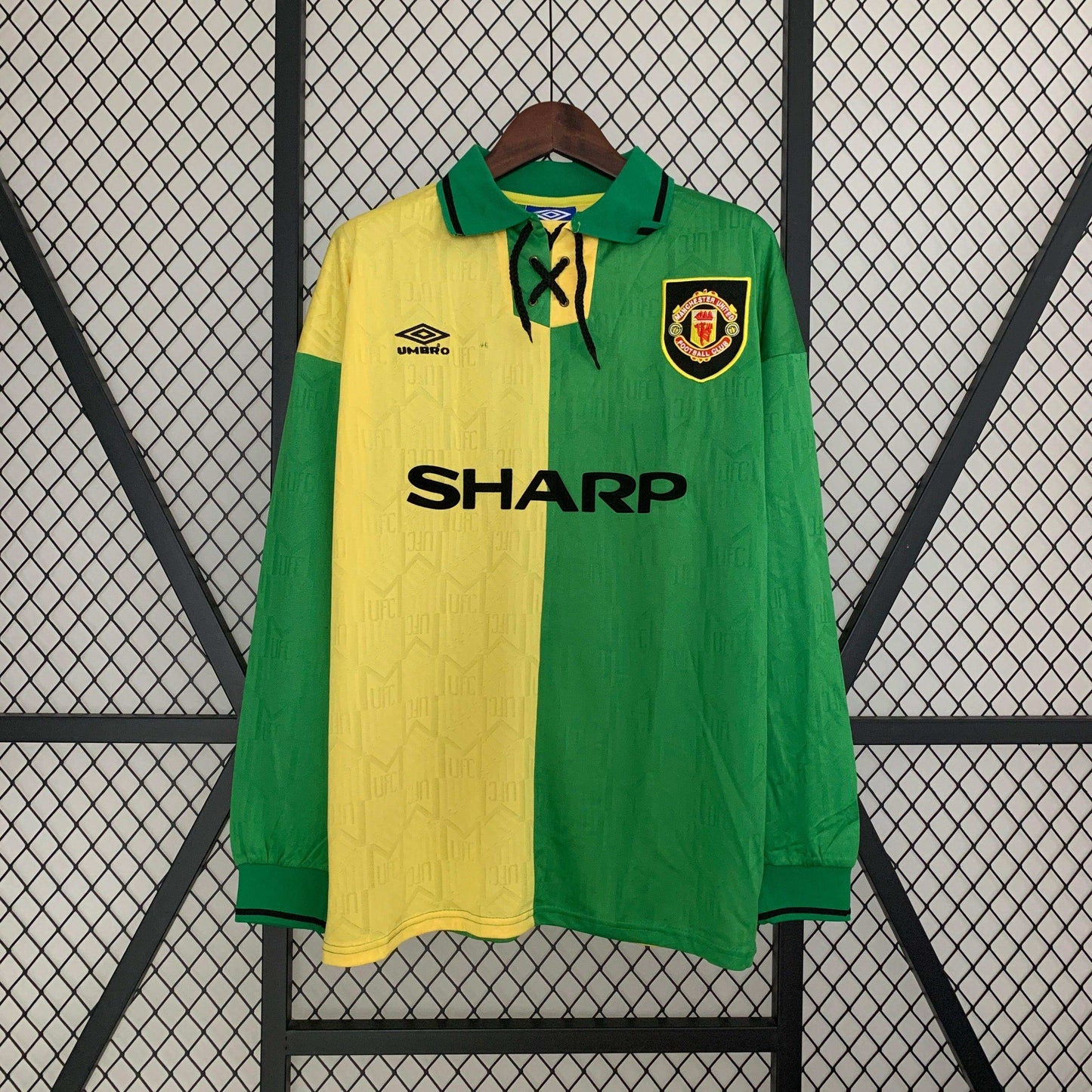 Camiseta retro Manchester United 92/94 VISITANTE Manga Larga - KingoalESP