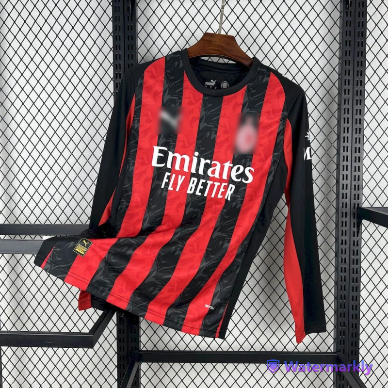 Camiseta Milan 25/26 LOCAL MANGA LARGA