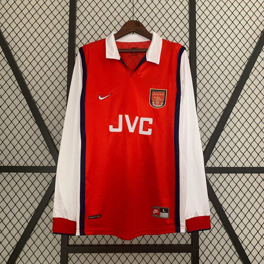 Camiseta retro Arsenal 98/99 LOCAL Manga Larga - KingoalESP