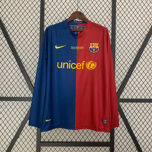Camiseta retro Barcelona 08/09 LOCAL Manga Larga - KingoalESP