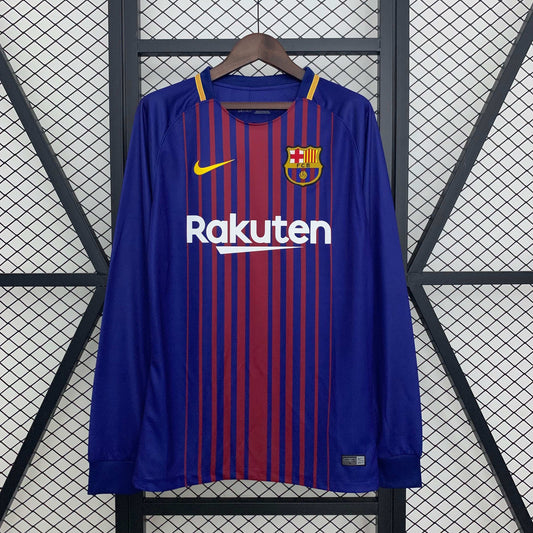 Camiseta retro Barcelona 17/18 VISITANTE MANGA LARGA