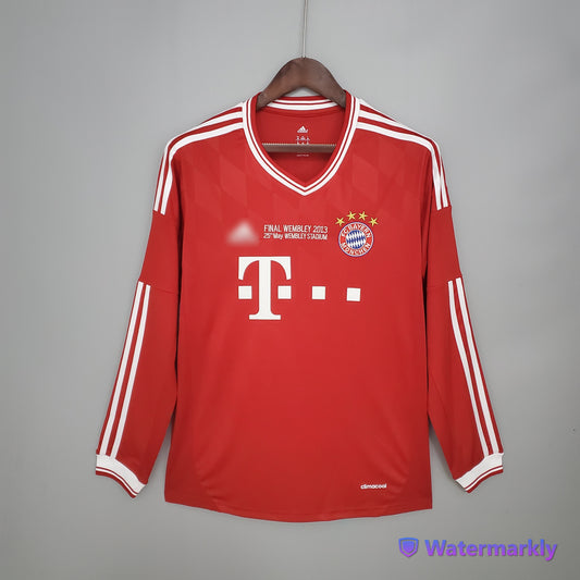Camiseta retro Bayern 13/14 LOCAL Manga Larga