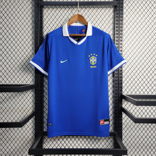 Camiseta retro Brasil 1997 VISITANTE - KingoalESP