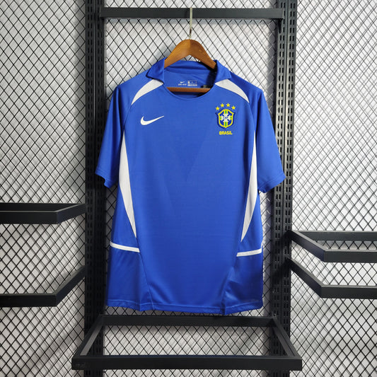 Camiseta retro Brasil 2002 VISITANTE