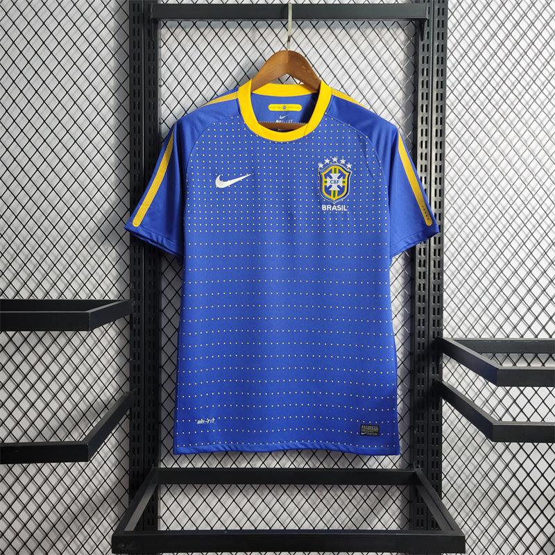 Camiseta retro Brasil 2010 VISITANTE - KingoalESP