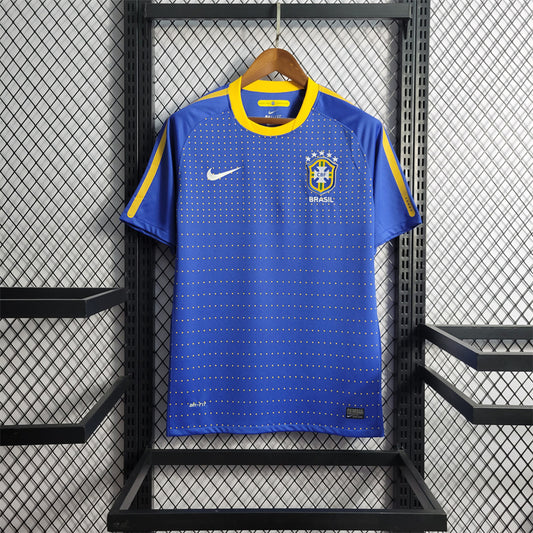 Camiseta retro Brasil 2010 VISITANTE