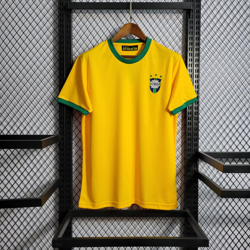 Camiseta retro Brasil 1970 LOCAL - KingoalESP