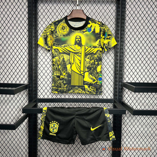 Conjunto niño/a Brasil Cristo Redentor 24/25 - KingoalESP