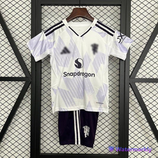 Conjunto niño/a Manchester United 25/26 VISITANTE