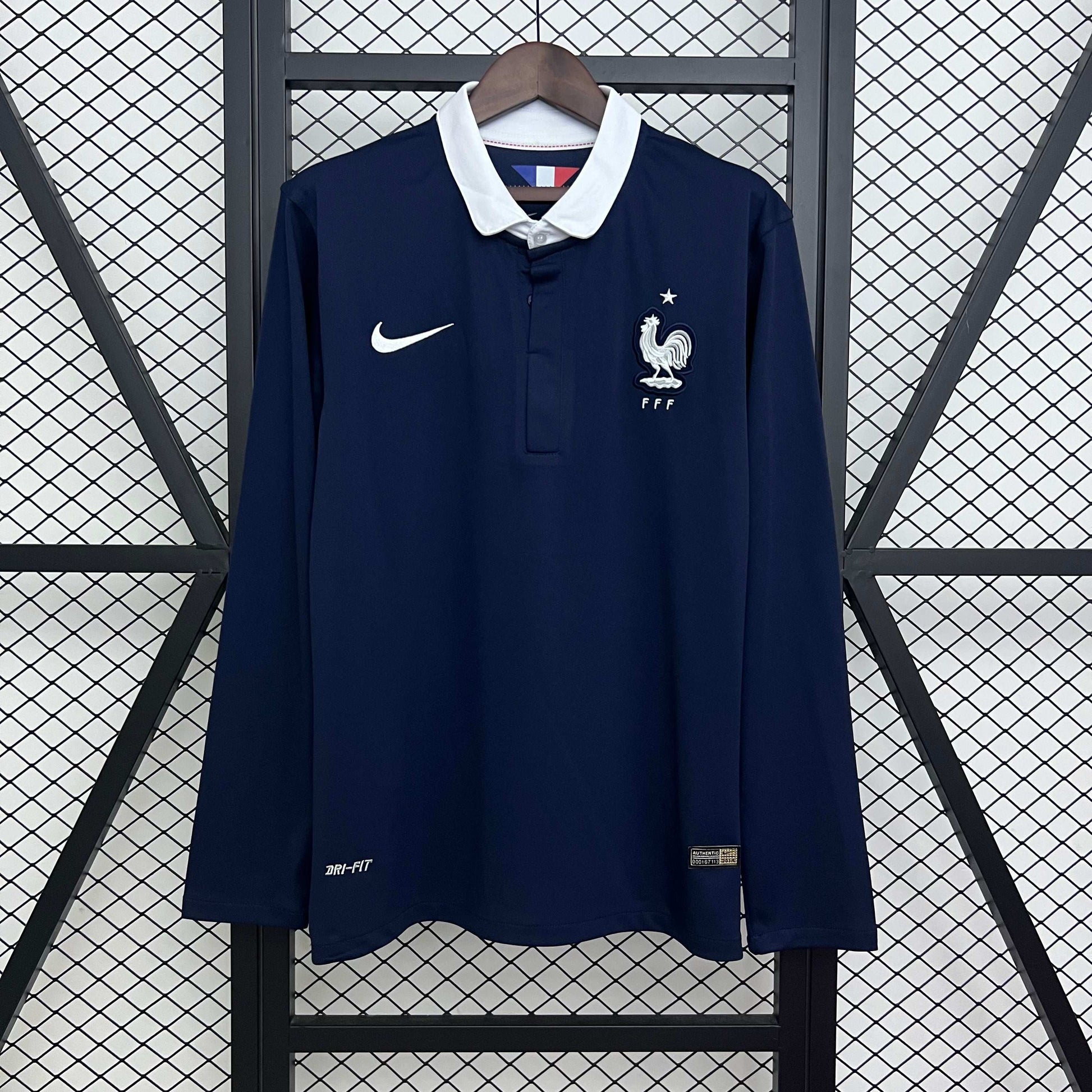 Camiseta retro Francia 2014 LOCAL MANGA LARGA