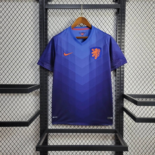 Camiseta retro Holanda 2014 VISITANTE