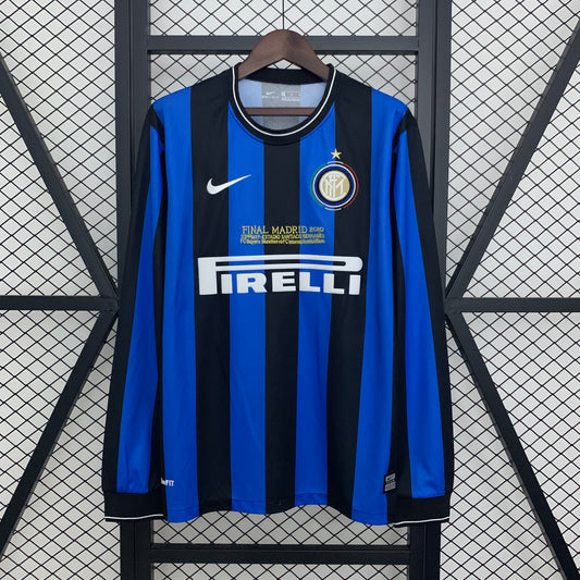Camiseta Inter de Milán 09/10 LOCAL MANGA LARGA