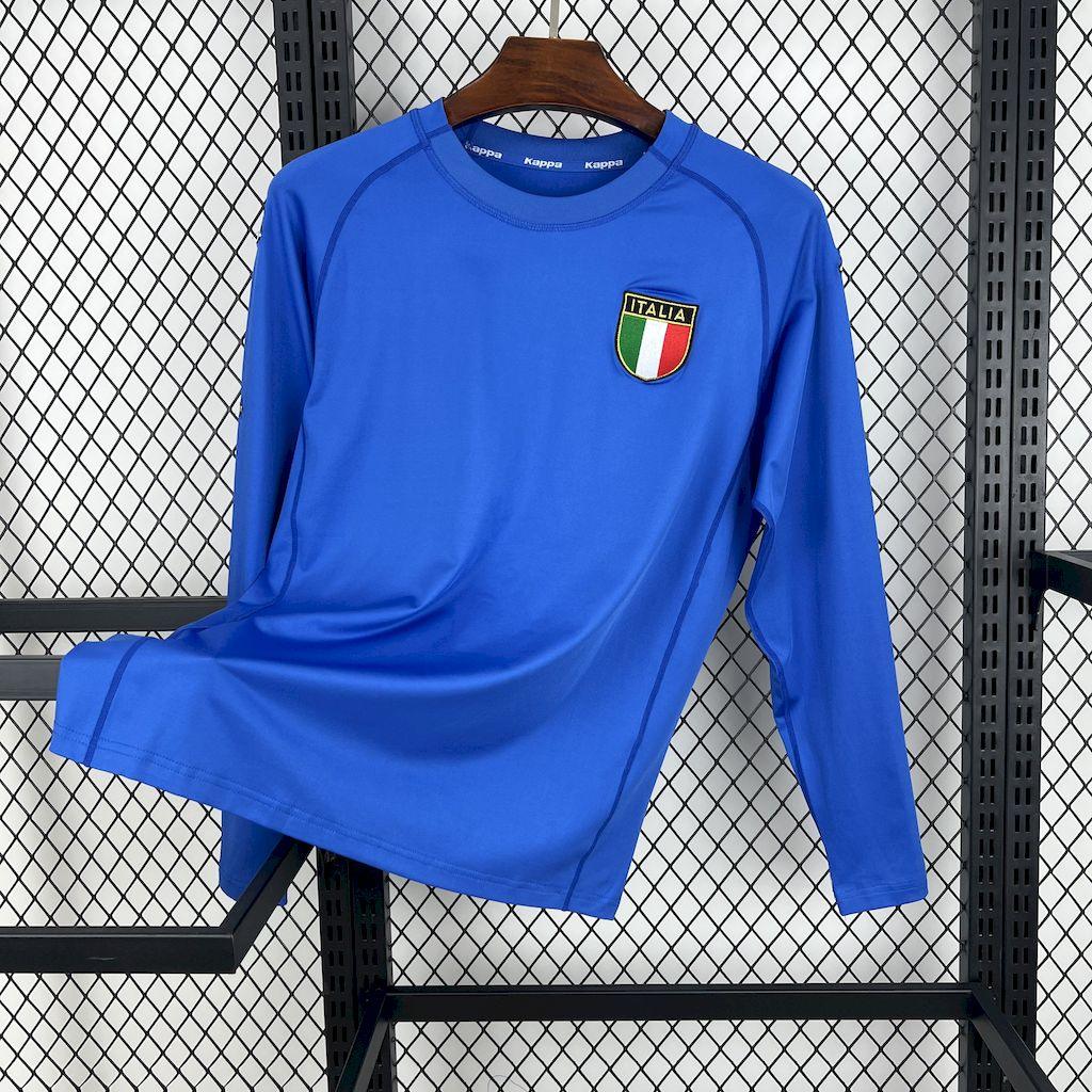 Camiseta retro Italia 2000 LOCAL Manga Larga - KingoalESP