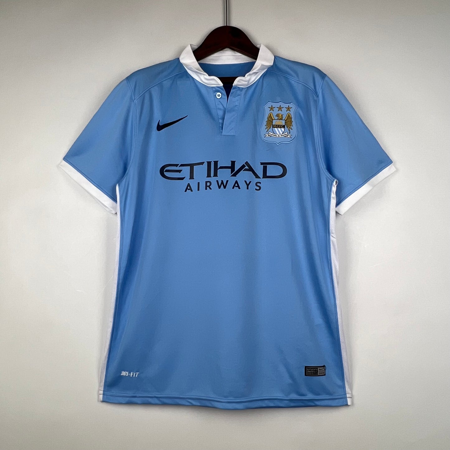 Camiseta retro Manchester City 15/16 LOCAL