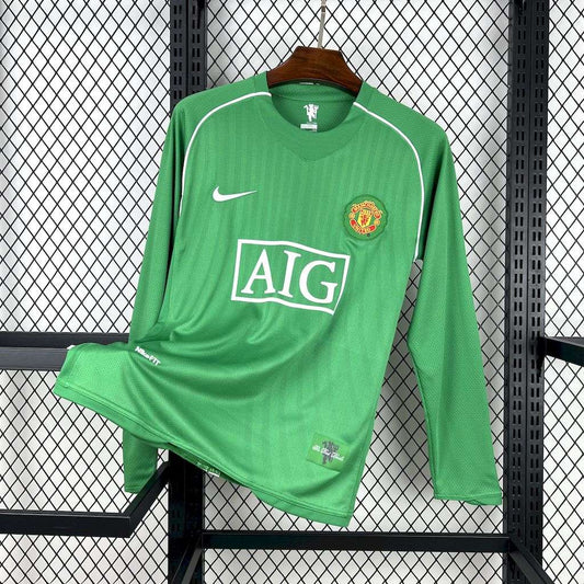 Camiseta retro Manchester United 07/08 PORTERO MANGA LARGA