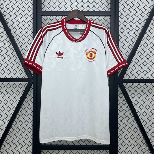 Camiseta retro Manchester U. 90/91 VISITANTE