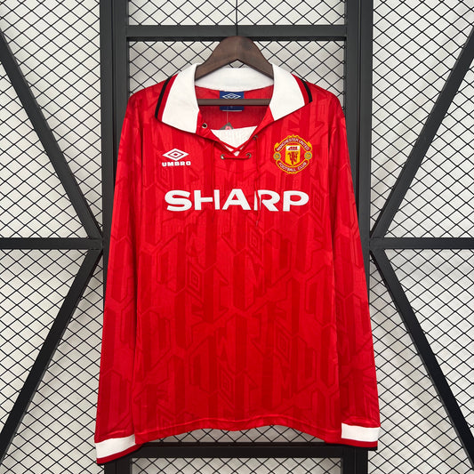Camiseta retro Manchester United 92/94 LOCAL Manga Larga