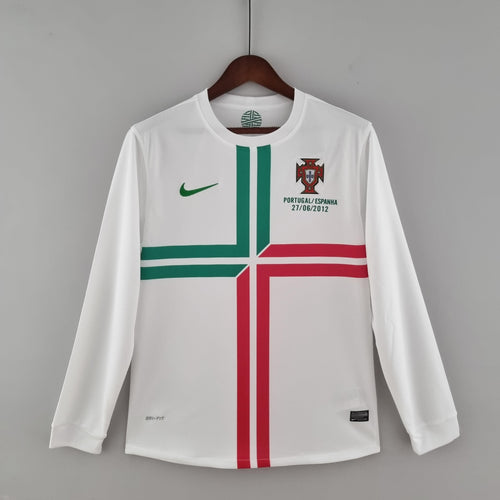 Camiseta retro Portugal 2012 VISITANTE Manga Larga - KingoalESP