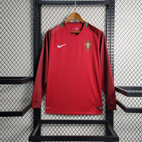 Camiseta retro Portugal 2016 LOCAL Manga Larga - KingoalESP