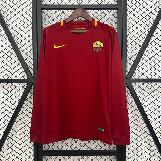 Camiseta retro Roma 17/18 LOCAL Manga Larga