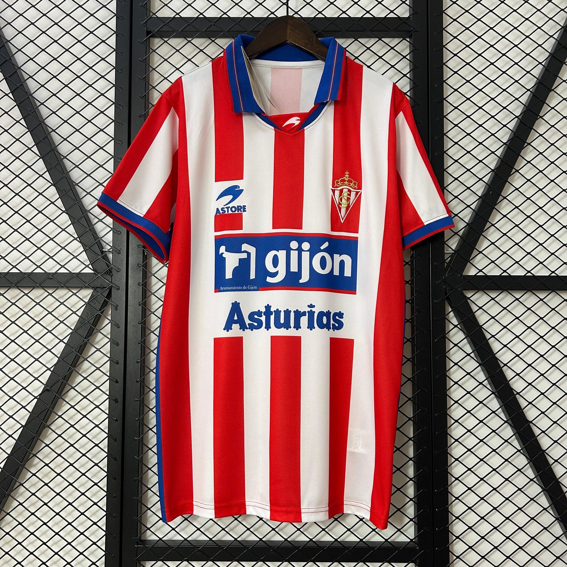 Camiseta retro Sporting de Gijón 01/02 LOCAL - KingoalESP